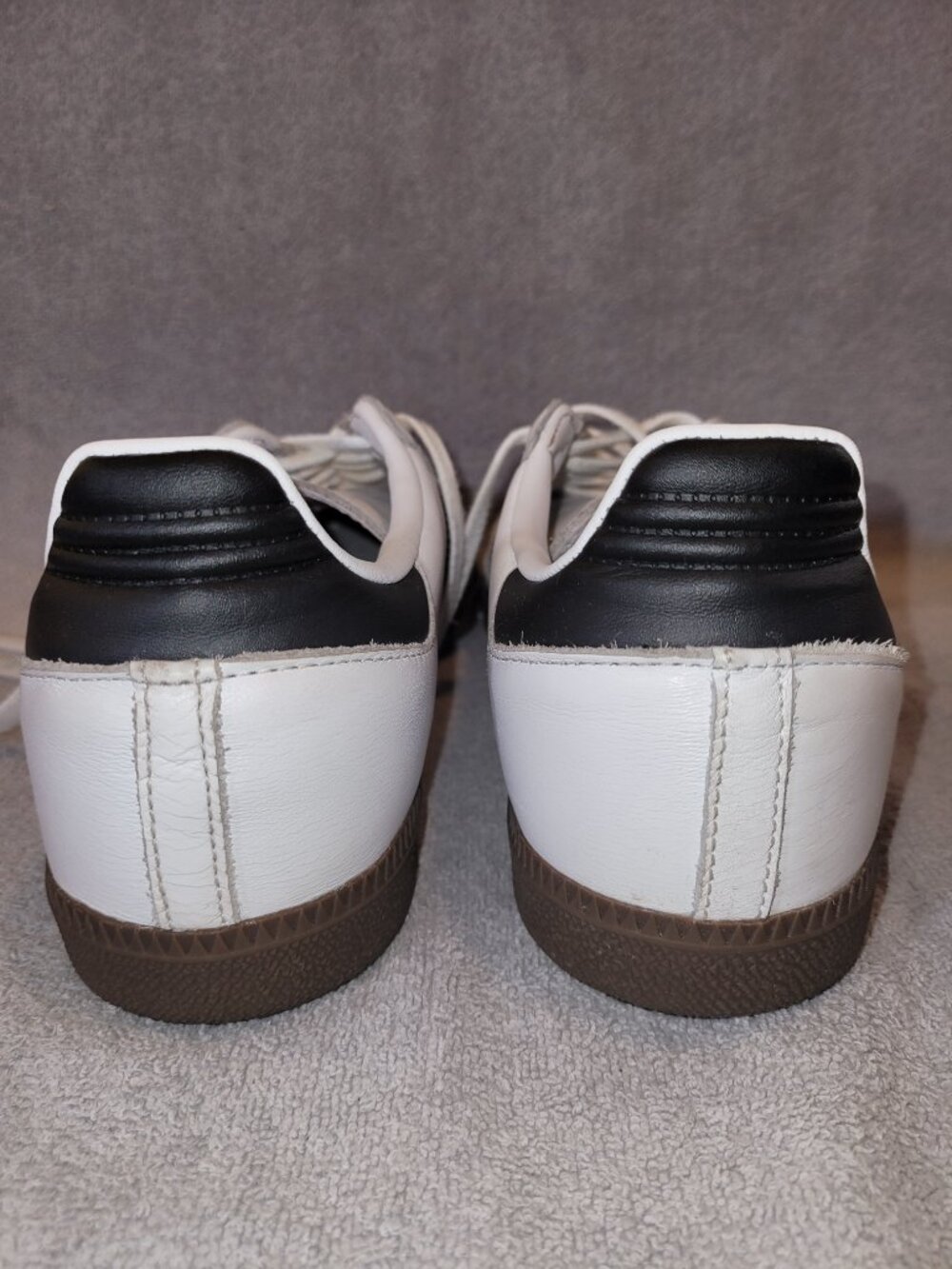 Adidas Originals Samba OG White Black Gum Men’s Size 9.5 Sneaker B75806 - Picture 12 of 15